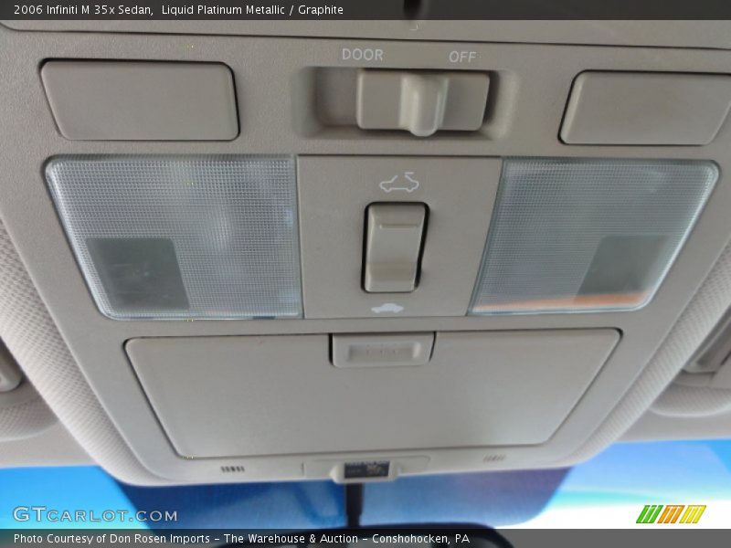 Liquid Platinum Metallic / Graphite 2006 Infiniti M 35x Sedan