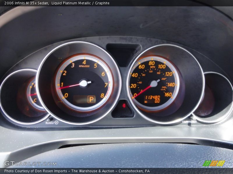 Liquid Platinum Metallic / Graphite 2006 Infiniti M 35x Sedan