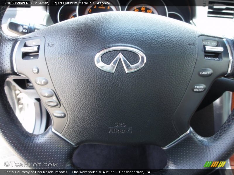 Liquid Platinum Metallic / Graphite 2006 Infiniti M 35x Sedan