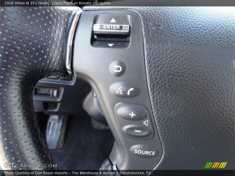 Liquid Platinum Metallic / Graphite 2006 Infiniti M 35x Sedan