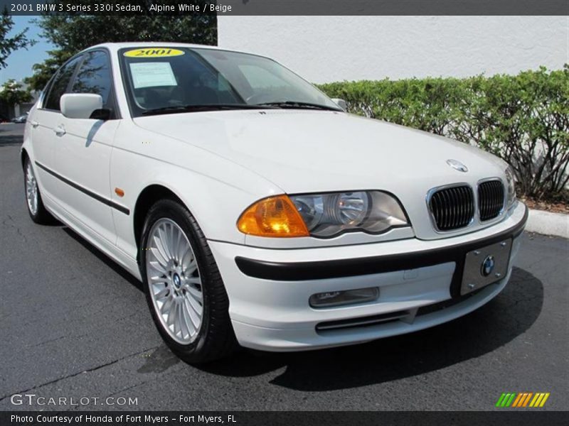 Alpine White / Beige 2001 BMW 3 Series 330i Sedan