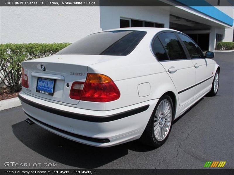 Alpine White / Beige 2001 BMW 3 Series 330i Sedan