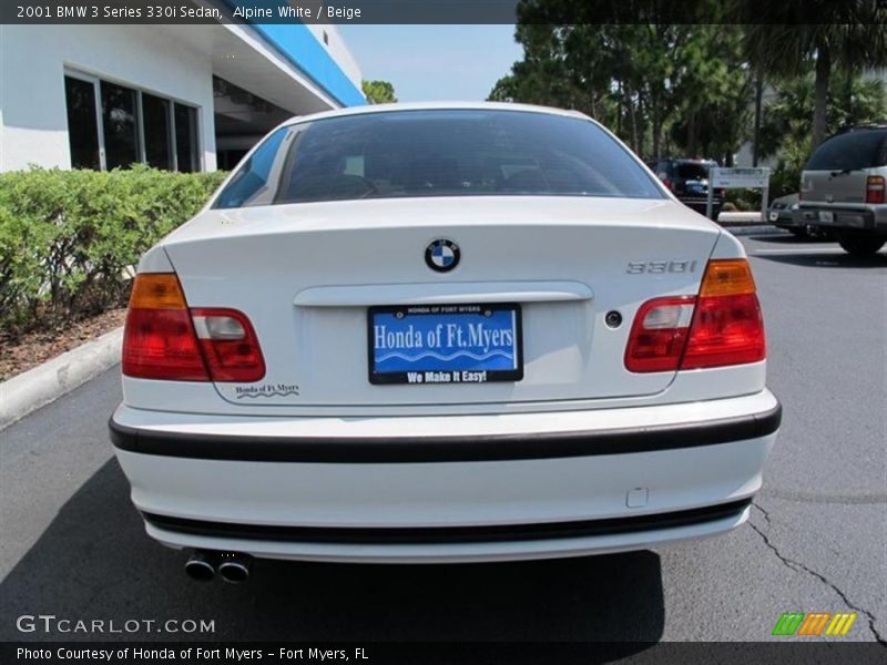 Alpine White / Beige 2001 BMW 3 Series 330i Sedan