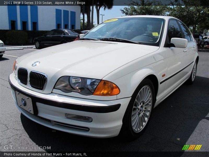 Alpine White / Beige 2001 BMW 3 Series 330i Sedan