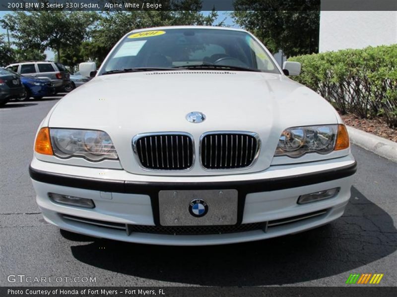 Alpine White / Beige 2001 BMW 3 Series 330i Sedan