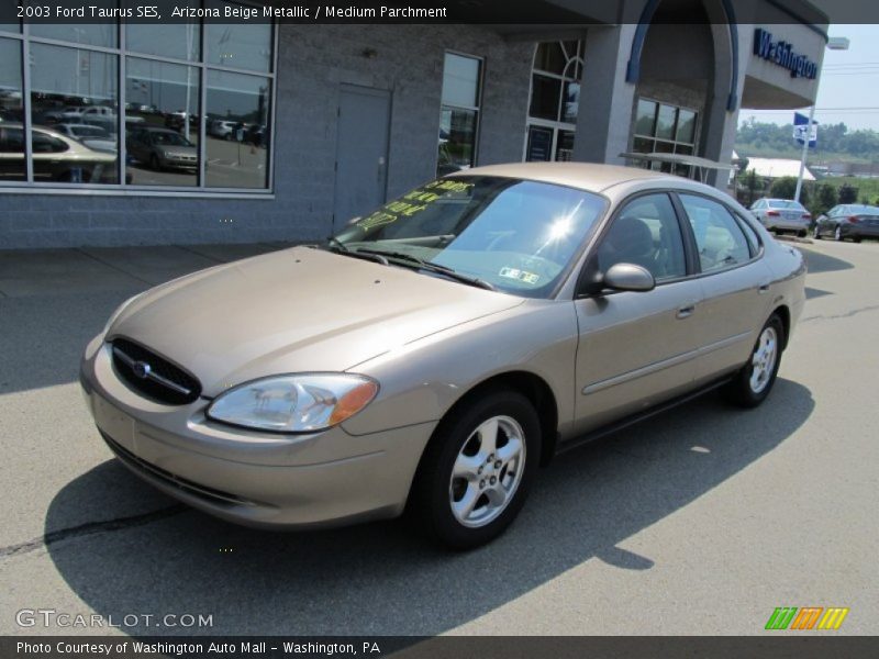 Arizona Beige Metallic / Medium Parchment 2003 Ford Taurus SES