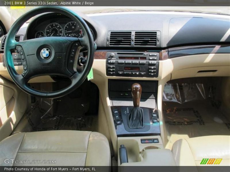 Alpine White / Beige 2001 BMW 3 Series 330i Sedan