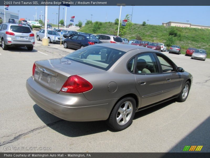 Arizona Beige Metallic / Medium Parchment 2003 Ford Taurus SES