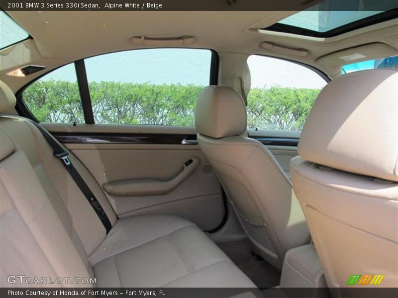 Alpine White / Beige 2001 BMW 3 Series 330i Sedan