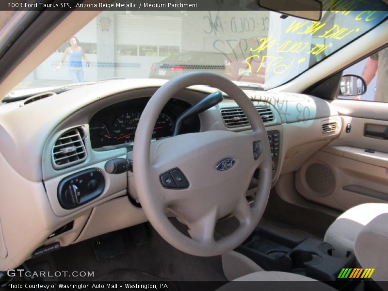 Arizona Beige Metallic / Medium Parchment 2003 Ford Taurus SES