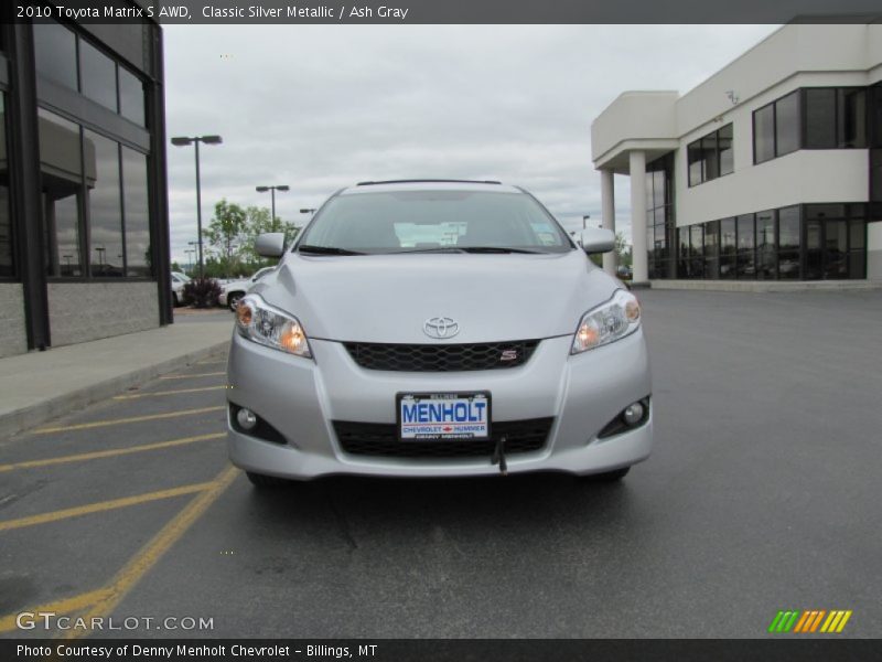 Classic Silver Metallic / Ash Gray 2010 Toyota Matrix S AWD