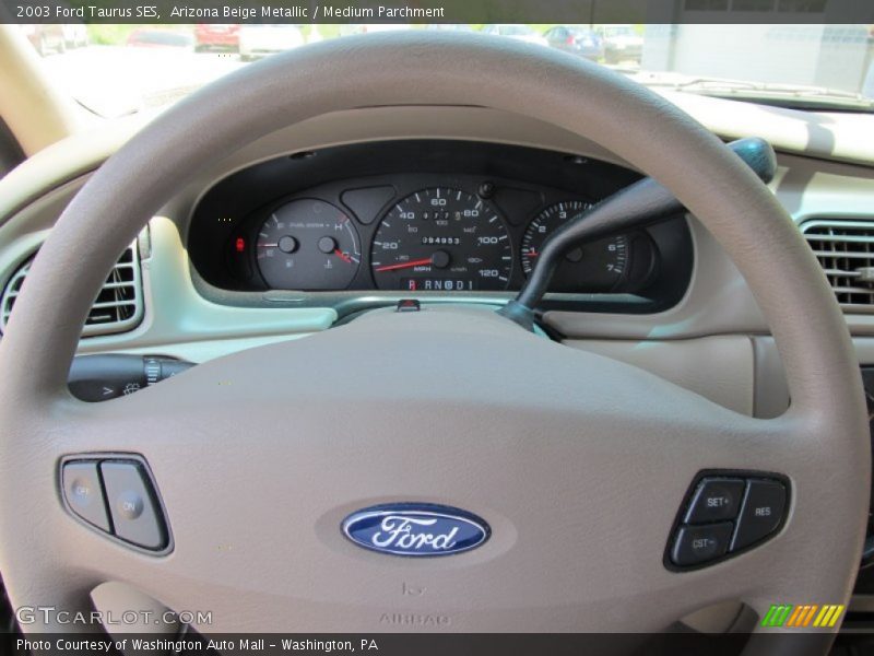 Arizona Beige Metallic / Medium Parchment 2003 Ford Taurus SES