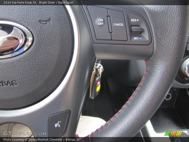 Bright Silver / Black Sport 2010 Kia Forte Koup SX