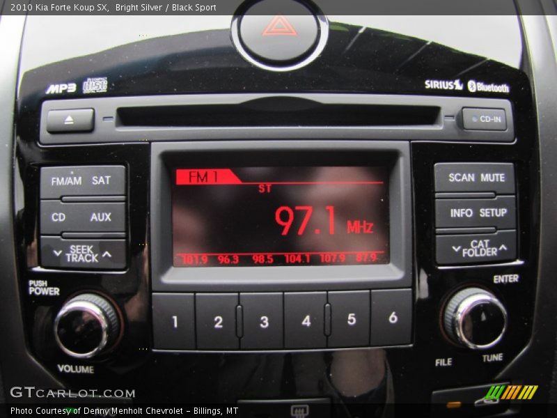 Bright Silver / Black Sport 2010 Kia Forte Koup SX
