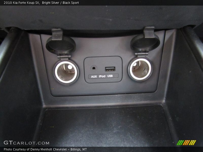 Bright Silver / Black Sport 2010 Kia Forte Koup SX