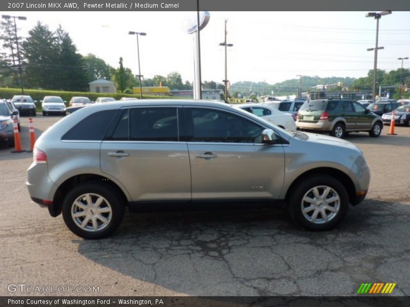 Pewter Metallic / Medium Camel 2007 Lincoln MKX AWD