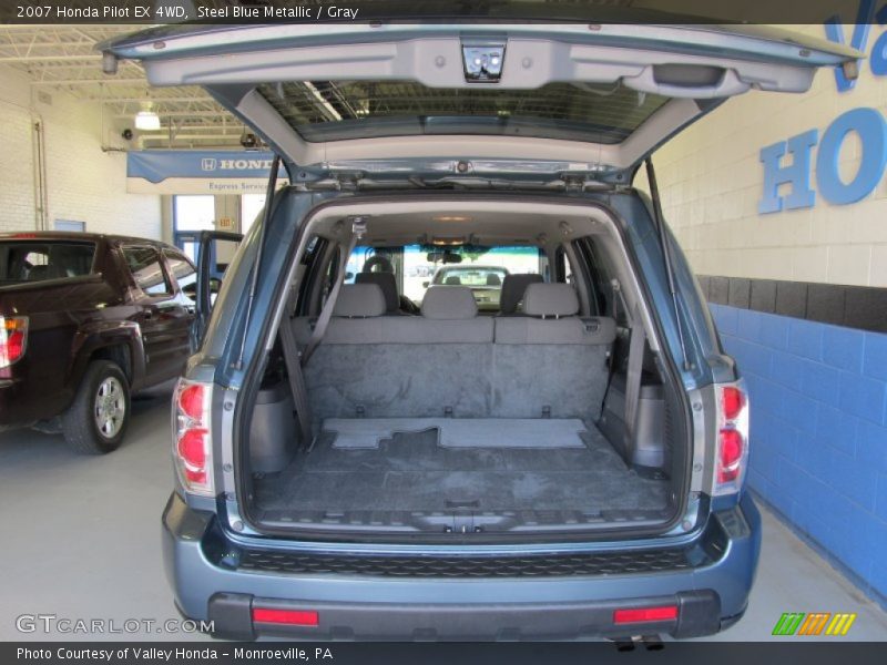 Steel Blue Metallic / Gray 2007 Honda Pilot EX 4WD
