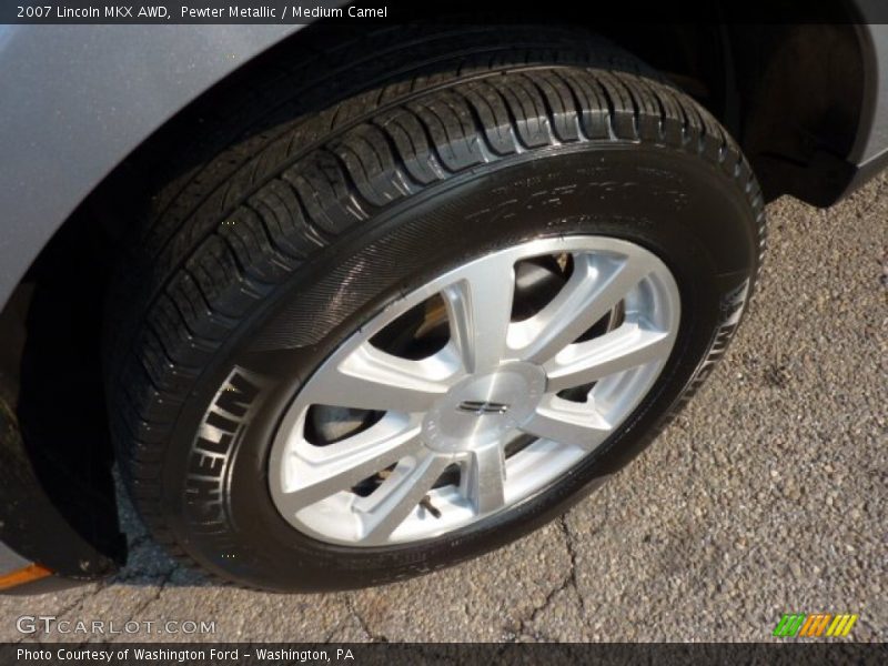 Pewter Metallic / Medium Camel 2007 Lincoln MKX AWD