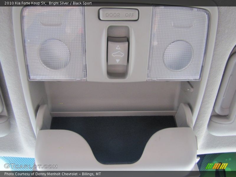 Bright Silver / Black Sport 2010 Kia Forte Koup SX