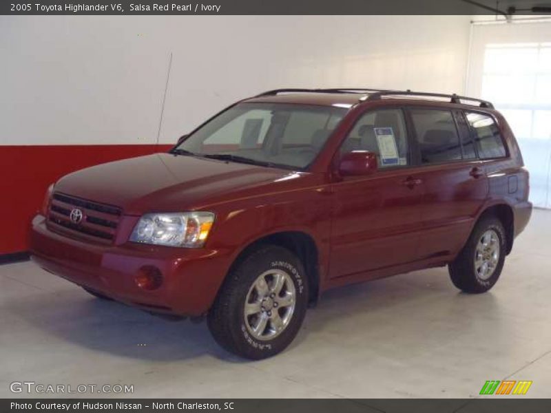 Salsa Red Pearl / Ivory 2005 Toyota Highlander V6