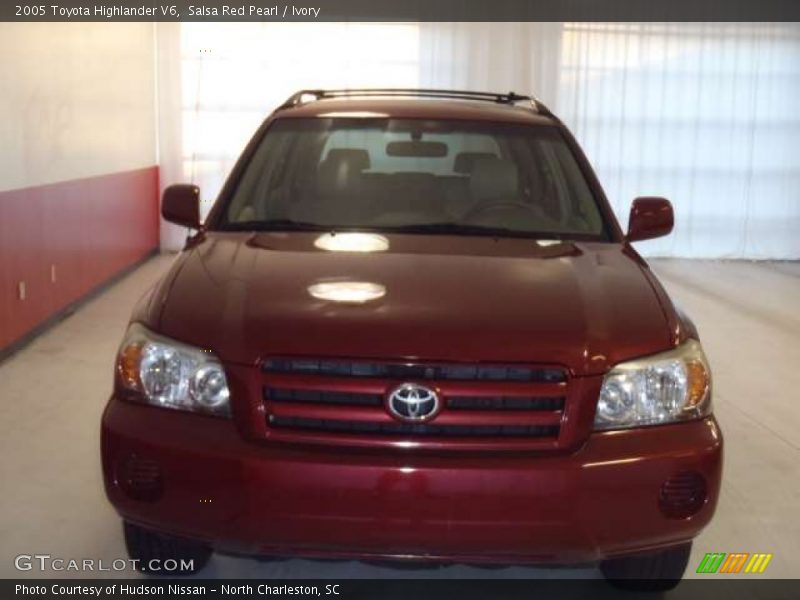 Salsa Red Pearl / Ivory 2005 Toyota Highlander V6