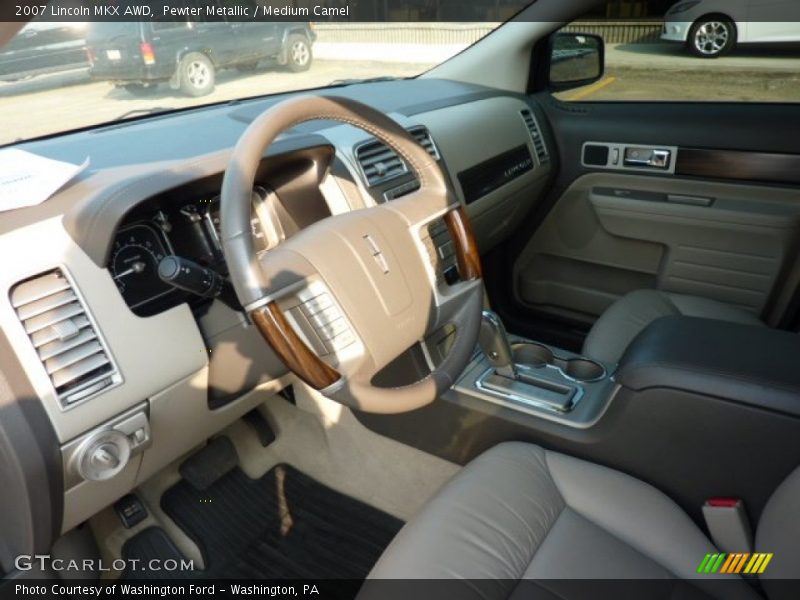 Pewter Metallic / Medium Camel 2007 Lincoln MKX AWD