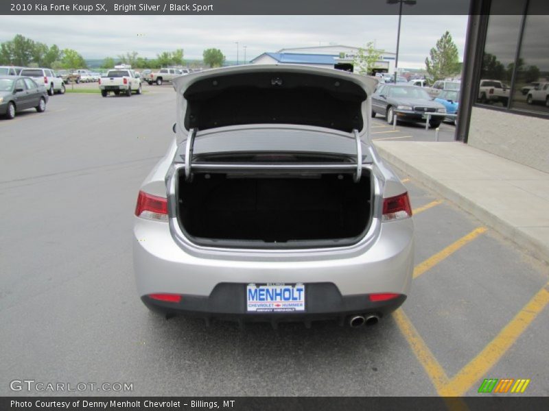 Bright Silver / Black Sport 2010 Kia Forte Koup SX