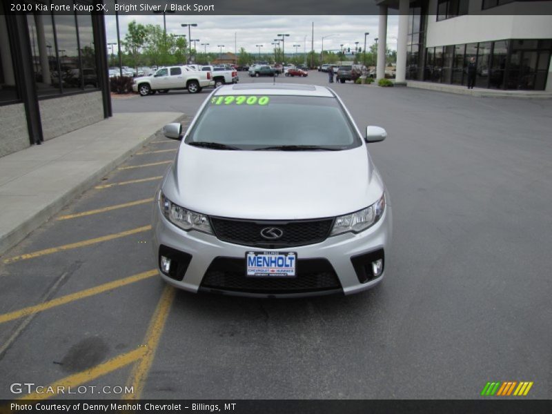 Bright Silver / Black Sport 2010 Kia Forte Koup SX