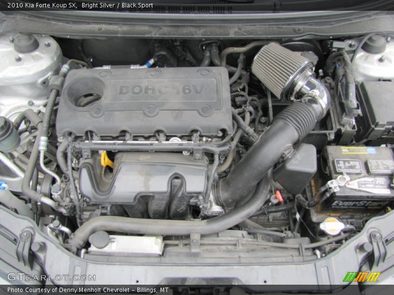  2010 Forte Koup SX Engine - 2.4 Liter DOHC 16-Valve CVVT 4 Cylinder