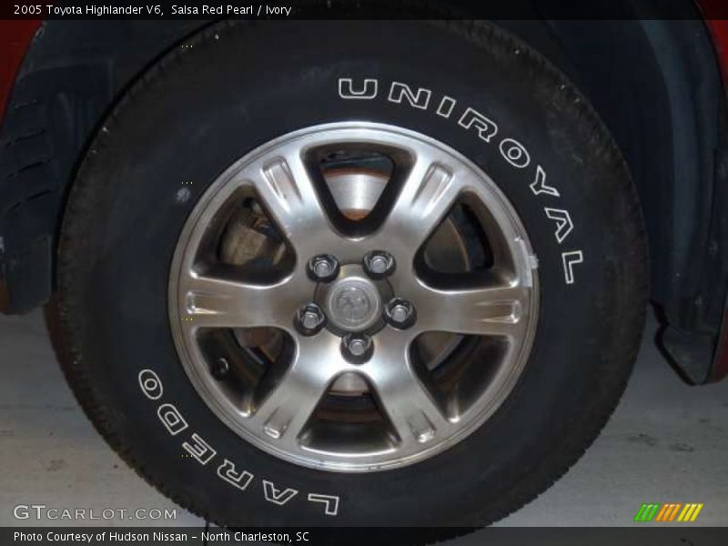 Salsa Red Pearl / Ivory 2005 Toyota Highlander V6