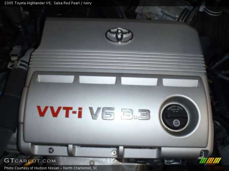 Salsa Red Pearl / Ivory 2005 Toyota Highlander V6