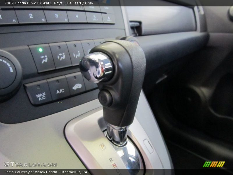 Royal Blue Pearl / Gray 2009 Honda CR-V EX 4WD