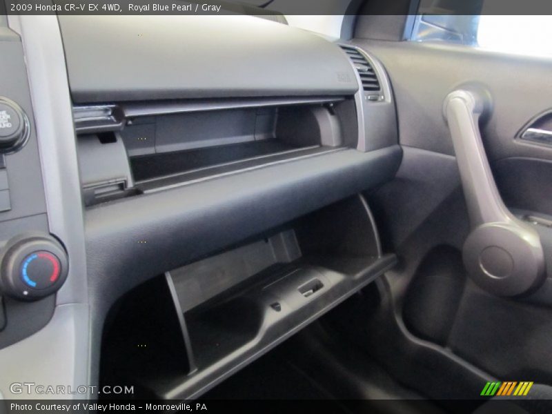 Royal Blue Pearl / Gray 2009 Honda CR-V EX 4WD