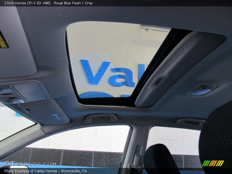 Royal Blue Pearl / Gray 2009 Honda CR-V EX 4WD