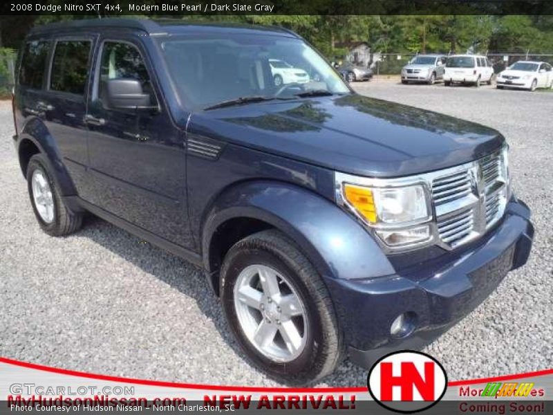 Modern Blue Pearl / Dark Slate Gray 2008 Dodge Nitro SXT 4x4