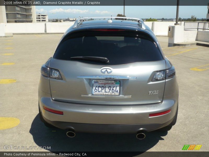 Diamond Graphite Metallic / Graphite 2008 Infiniti FX 35 AWD