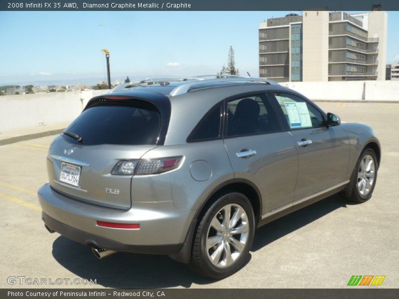 Diamond Graphite Metallic / Graphite 2008 Infiniti FX 35 AWD