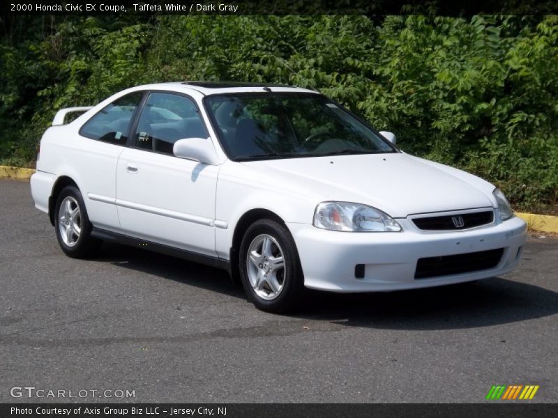 Taffeta White / Dark Gray 2000 Honda Civic EX Coupe