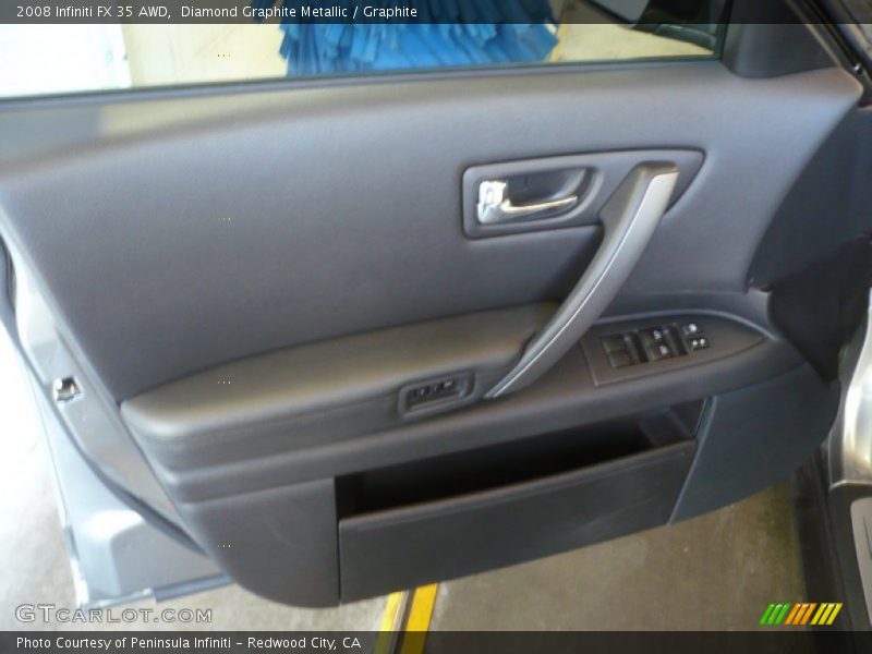Diamond Graphite Metallic / Graphite 2008 Infiniti FX 35 AWD