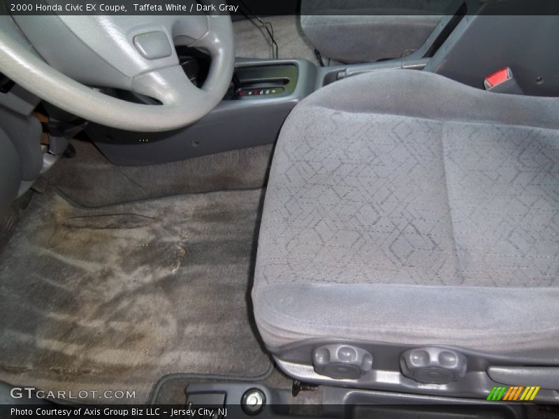 Taffeta White / Dark Gray 2000 Honda Civic EX Coupe