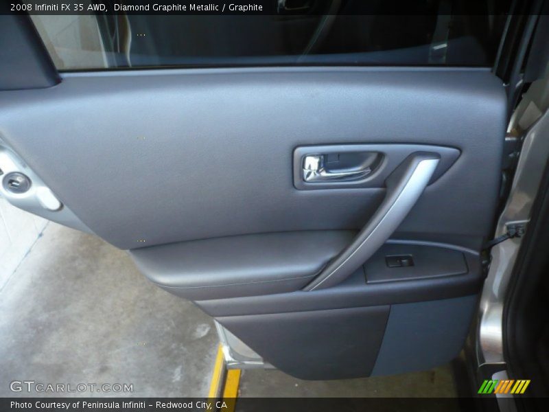 Diamond Graphite Metallic / Graphite 2008 Infiniti FX 35 AWD