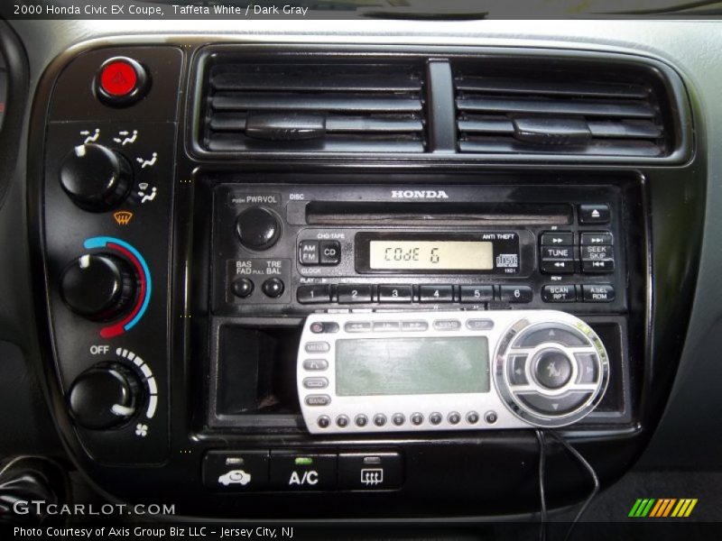 Taffeta White / Dark Gray 2000 Honda Civic EX Coupe
