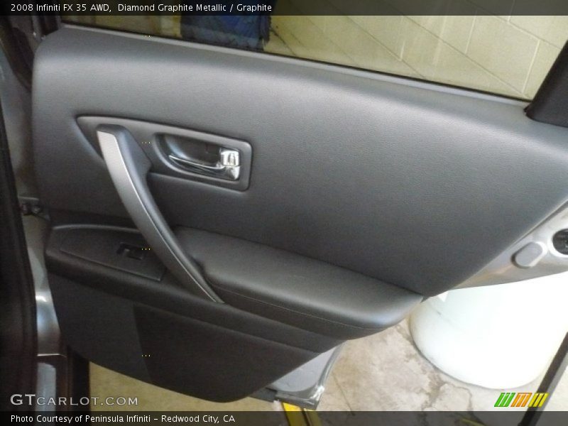 Diamond Graphite Metallic / Graphite 2008 Infiniti FX 35 AWD