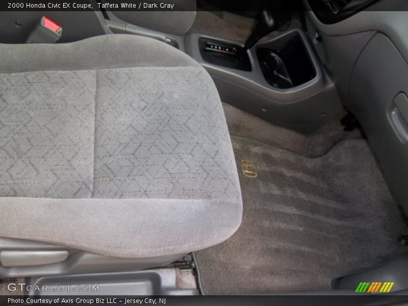 Taffeta White / Dark Gray 2000 Honda Civic EX Coupe