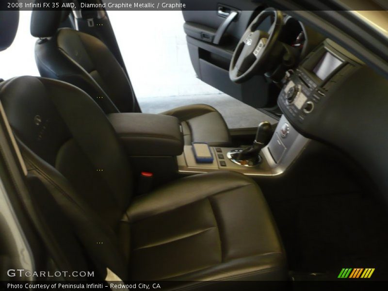 Diamond Graphite Metallic / Graphite 2008 Infiniti FX 35 AWD
