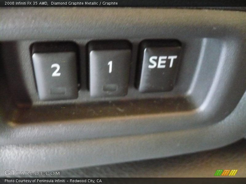 Diamond Graphite Metallic / Graphite 2008 Infiniti FX 35 AWD