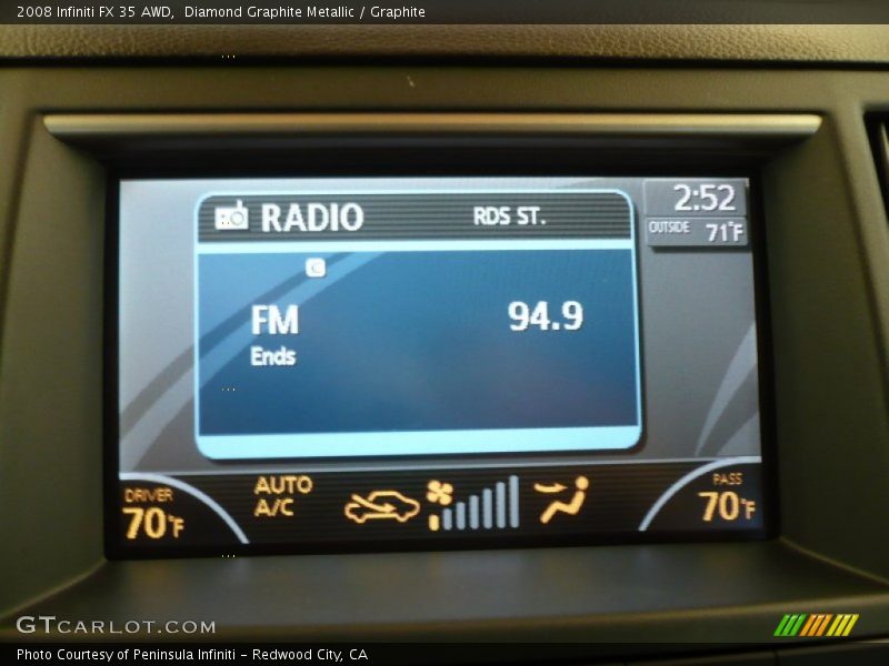 Diamond Graphite Metallic / Graphite 2008 Infiniti FX 35 AWD