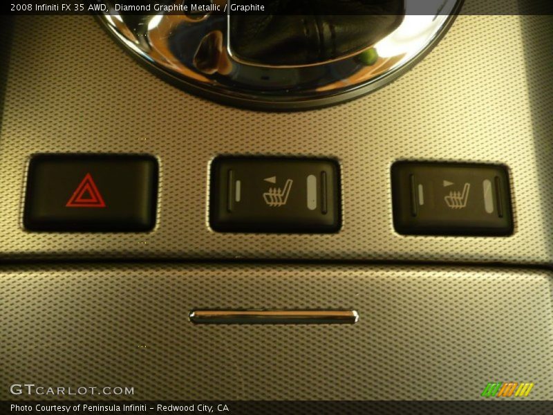 Diamond Graphite Metallic / Graphite 2008 Infiniti FX 35 AWD