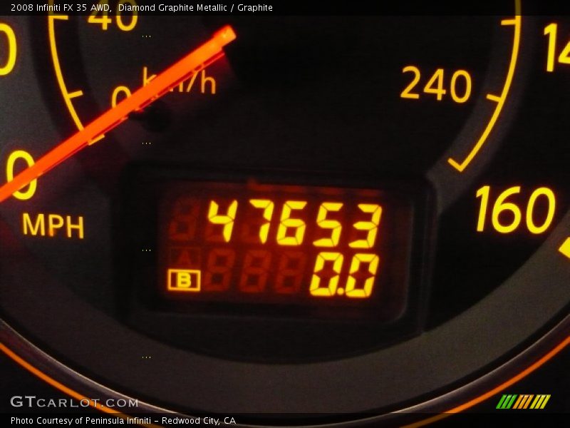 Diamond Graphite Metallic / Graphite 2008 Infiniti FX 35 AWD