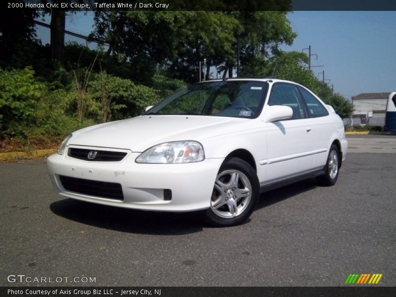 Taffeta White / Dark Gray 2000 Honda Civic EX Coupe
